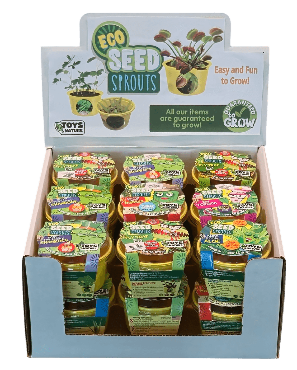 Eco Seed Sprouts 18 Piece Display