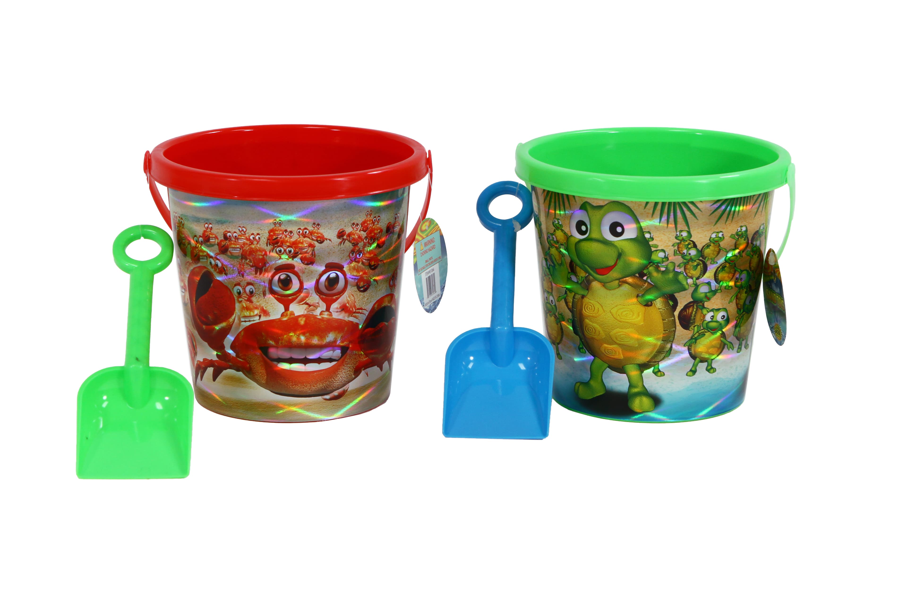 Laser Printed Bucket w/Shovel