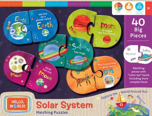 Hello, World! - Solar System Matching Puzzle