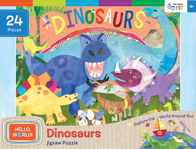 Hello, World! - Dinosaurs 24pc Puzzle