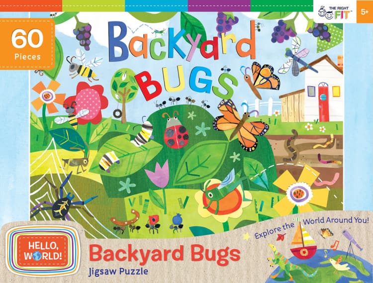 Hello, World! - Backyard Bugs 60pc Puzzle