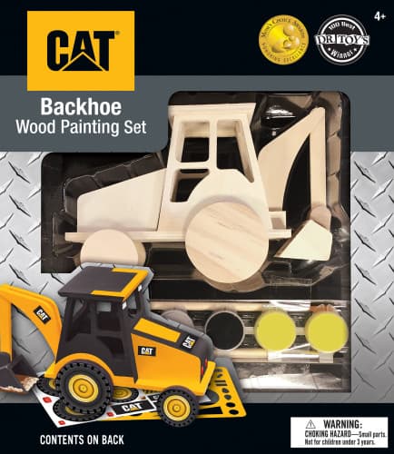 Caterpillar - Backhoe Wood Paint Kit