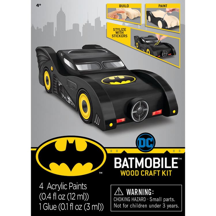 Batman - Mini Batmobile Wood Craft Kit