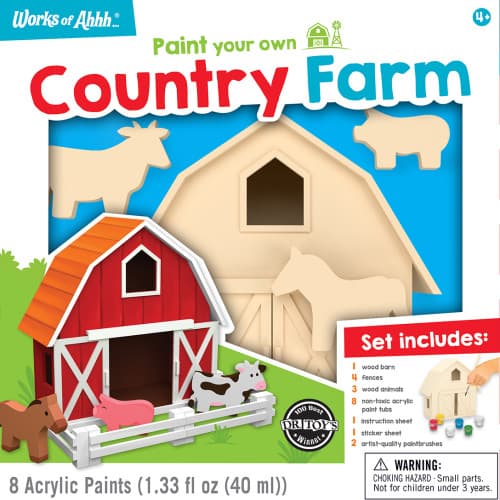 Premium Wood Paint Kit - Country Farm
