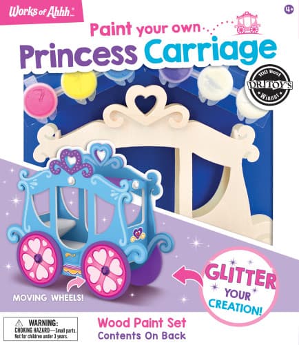 Classic Wood Paint Kit - Princess Carriage
