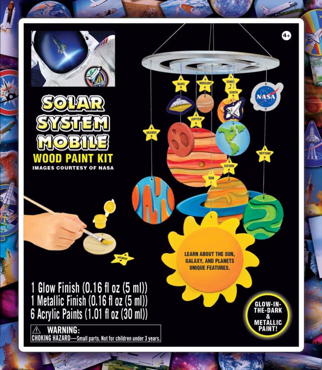 NASA - Solar System Mobile Wood Paint Kit