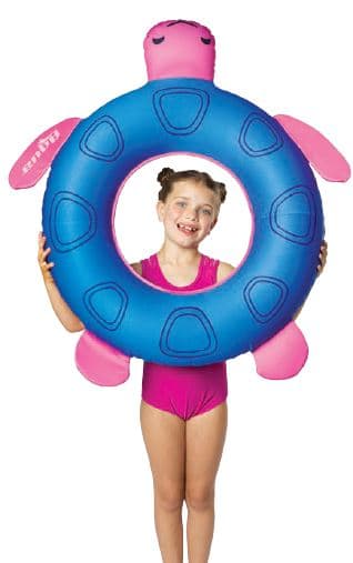 SwimBuddy Inflatable Float Ring Turtle
