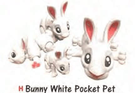 Pocket Pet SM Bunny (White)
