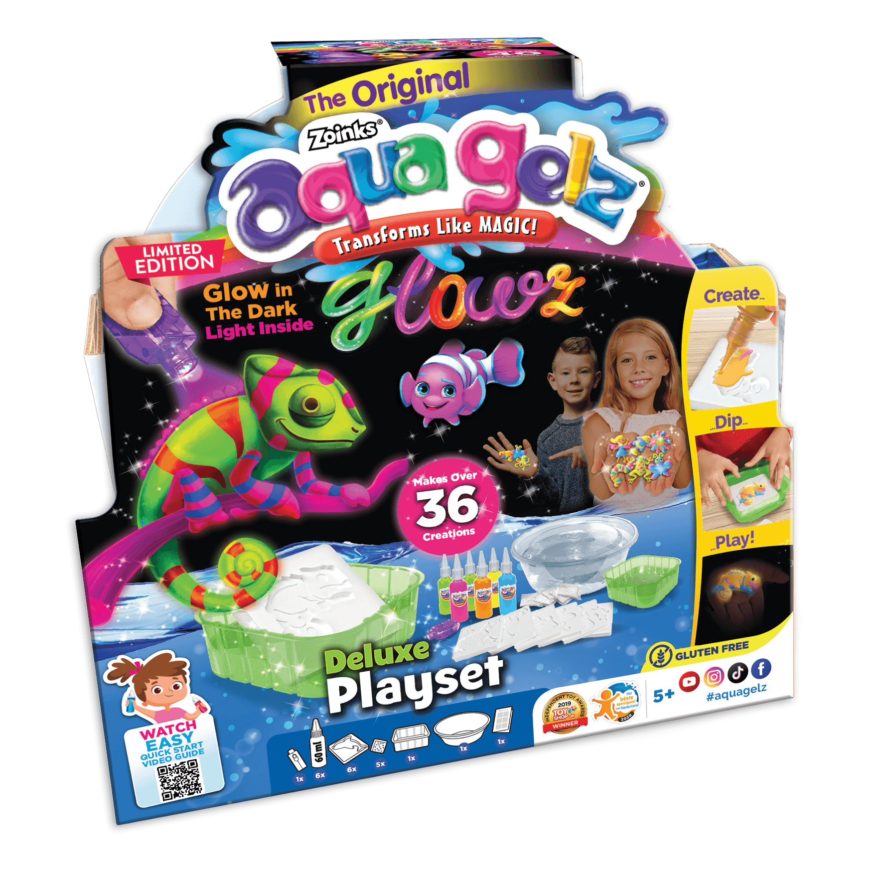 Aqua Gelz  GLOWZ  Limited Edition De Luxe Playset