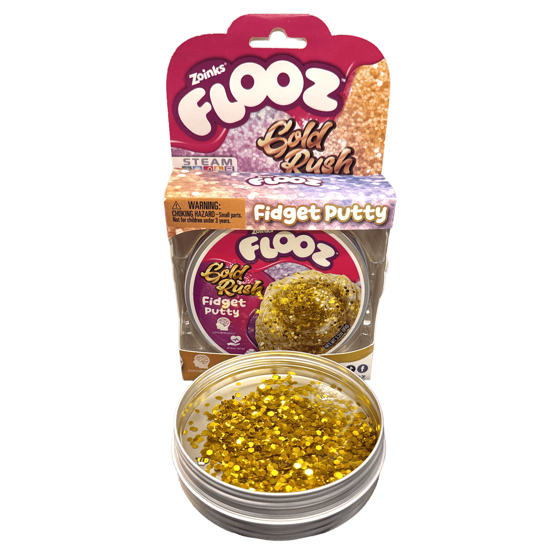 Flooz Fools Gold Fidget Putty