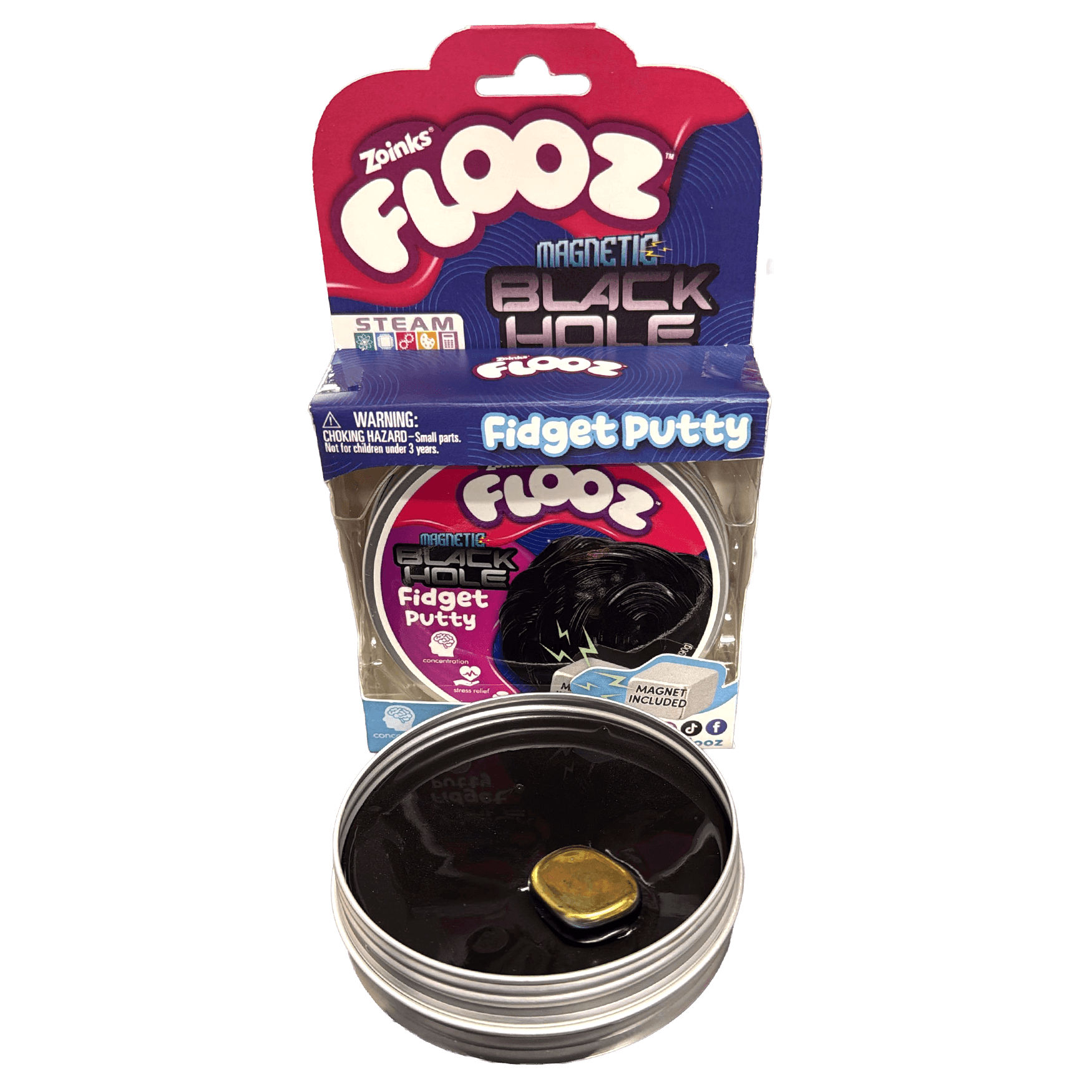 Flooz Magnetic Black Hole Fidget Putty