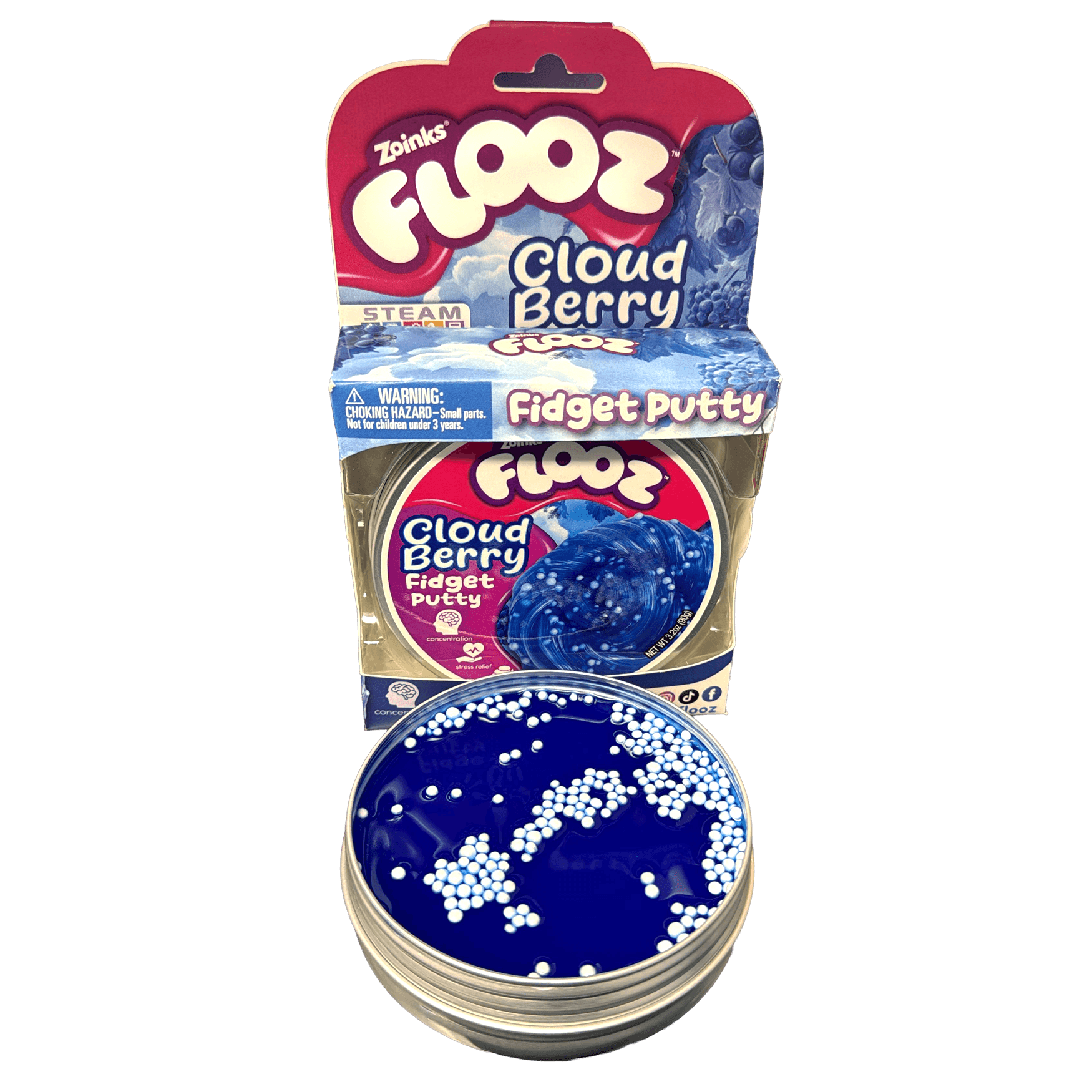Flooz Cloud Berry Fidget Putty