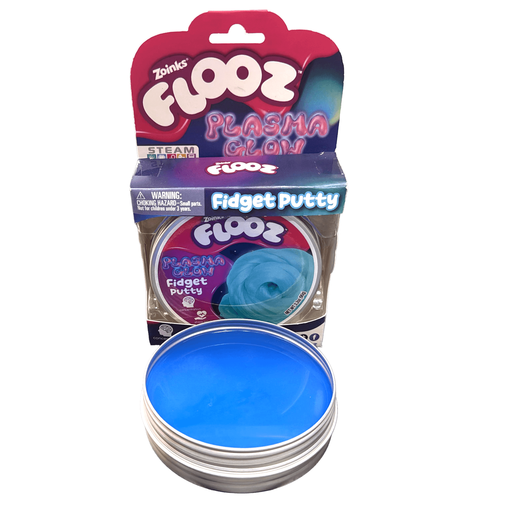 Flooz Plasma Glow Fidget Putty