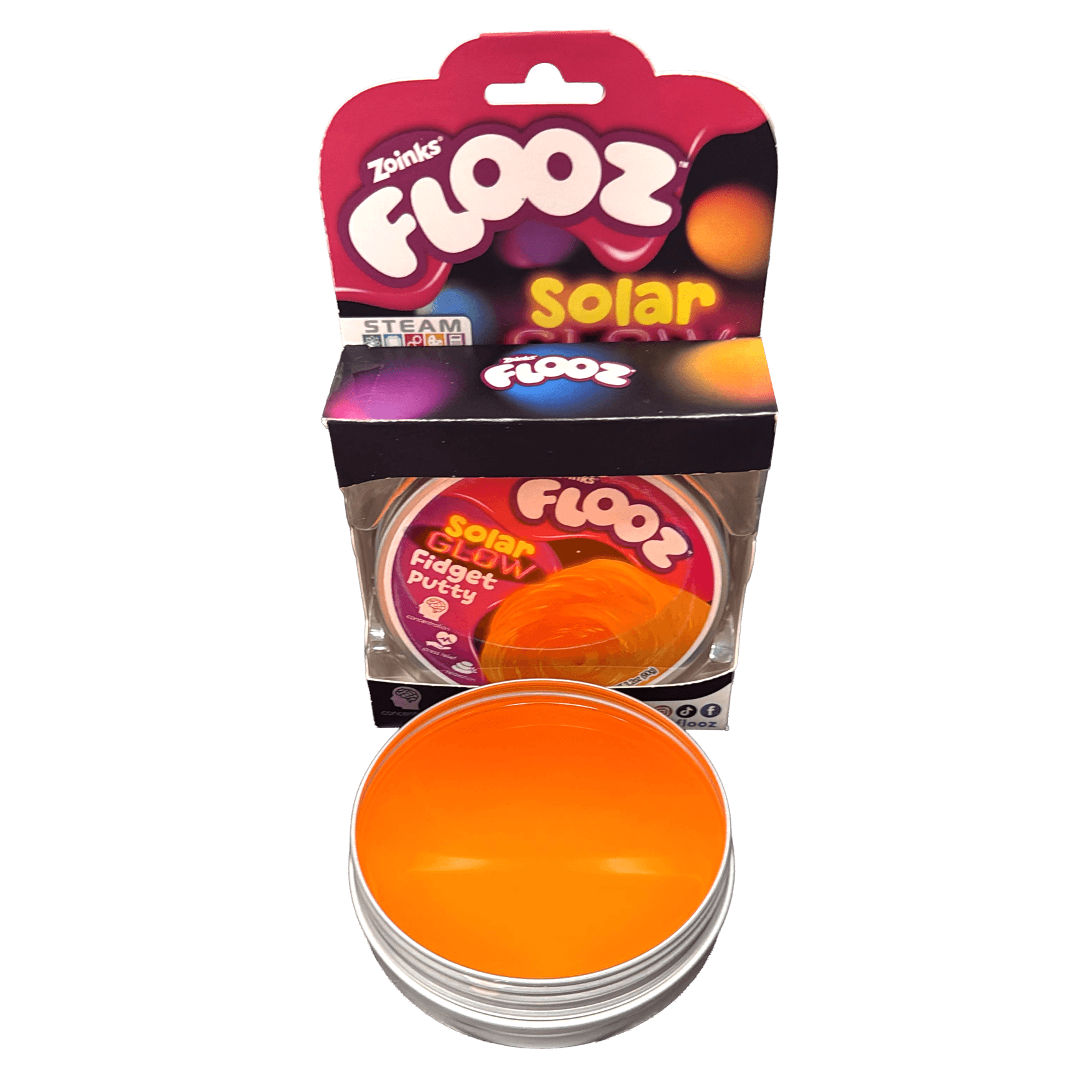 Flooz Solar Glow Fidget Putty