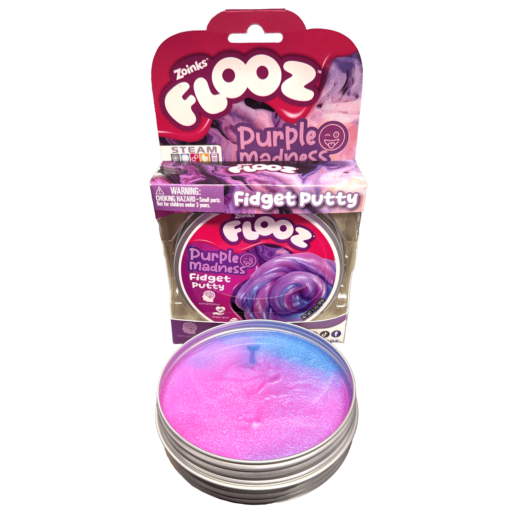 Flooz Purple Madness Fidget Putty