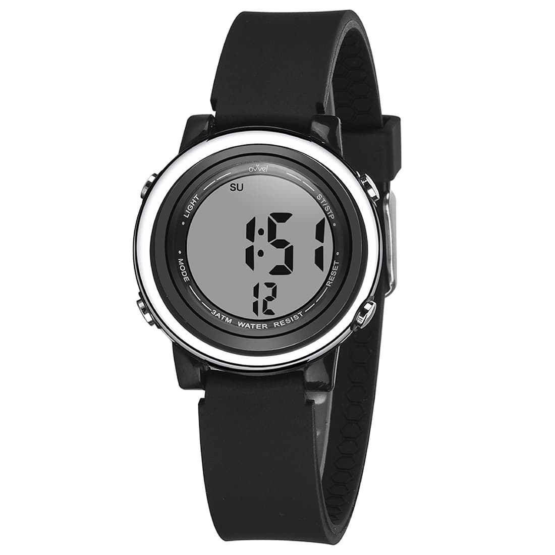 Ovvel Boys Digital Wristwatch - Solid Black