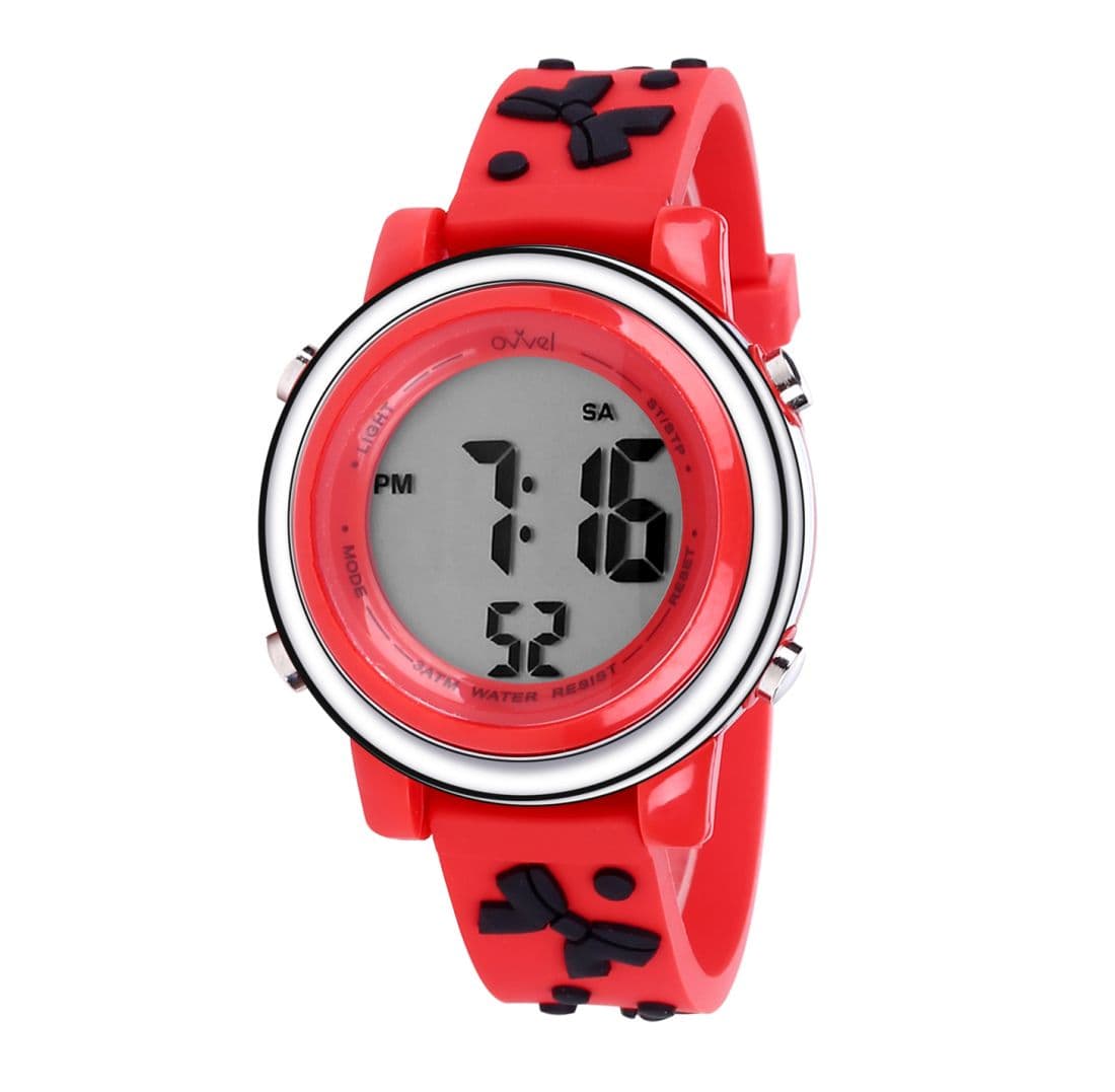 Ovvel Girls Digital Wristwatch - Red