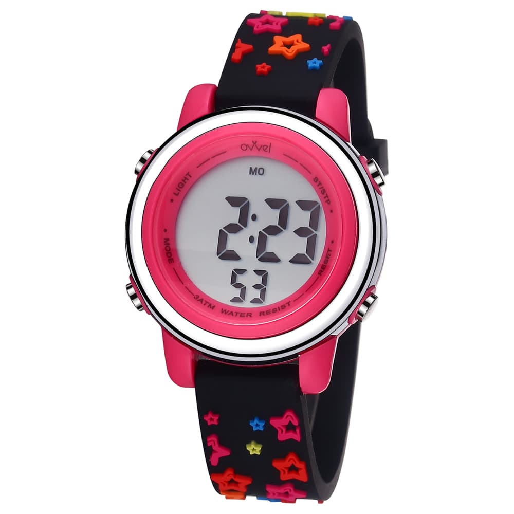 Ovvel Girls Digital Wristwatch - Stars