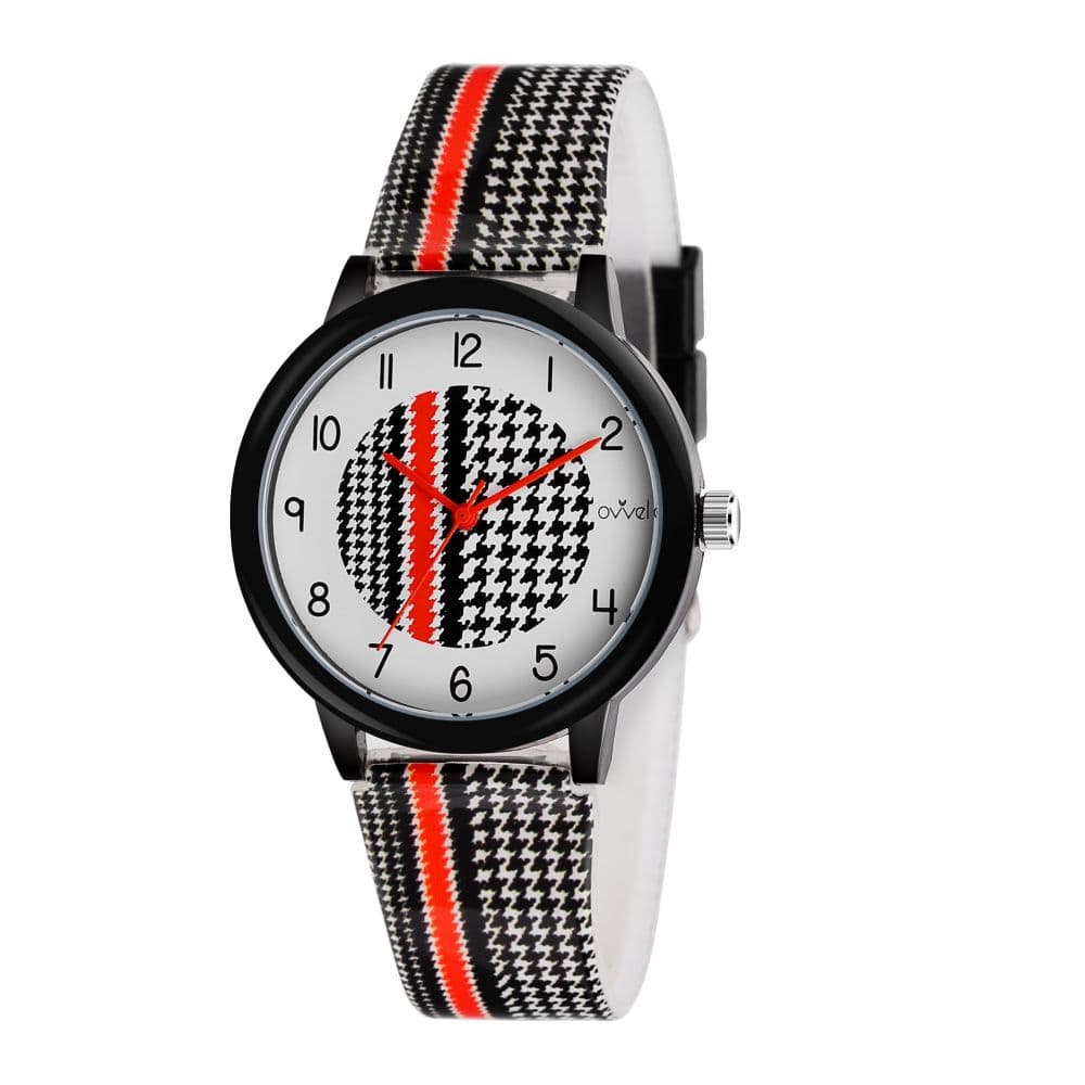Ovvel Girls Analog Watch – Houndstooth