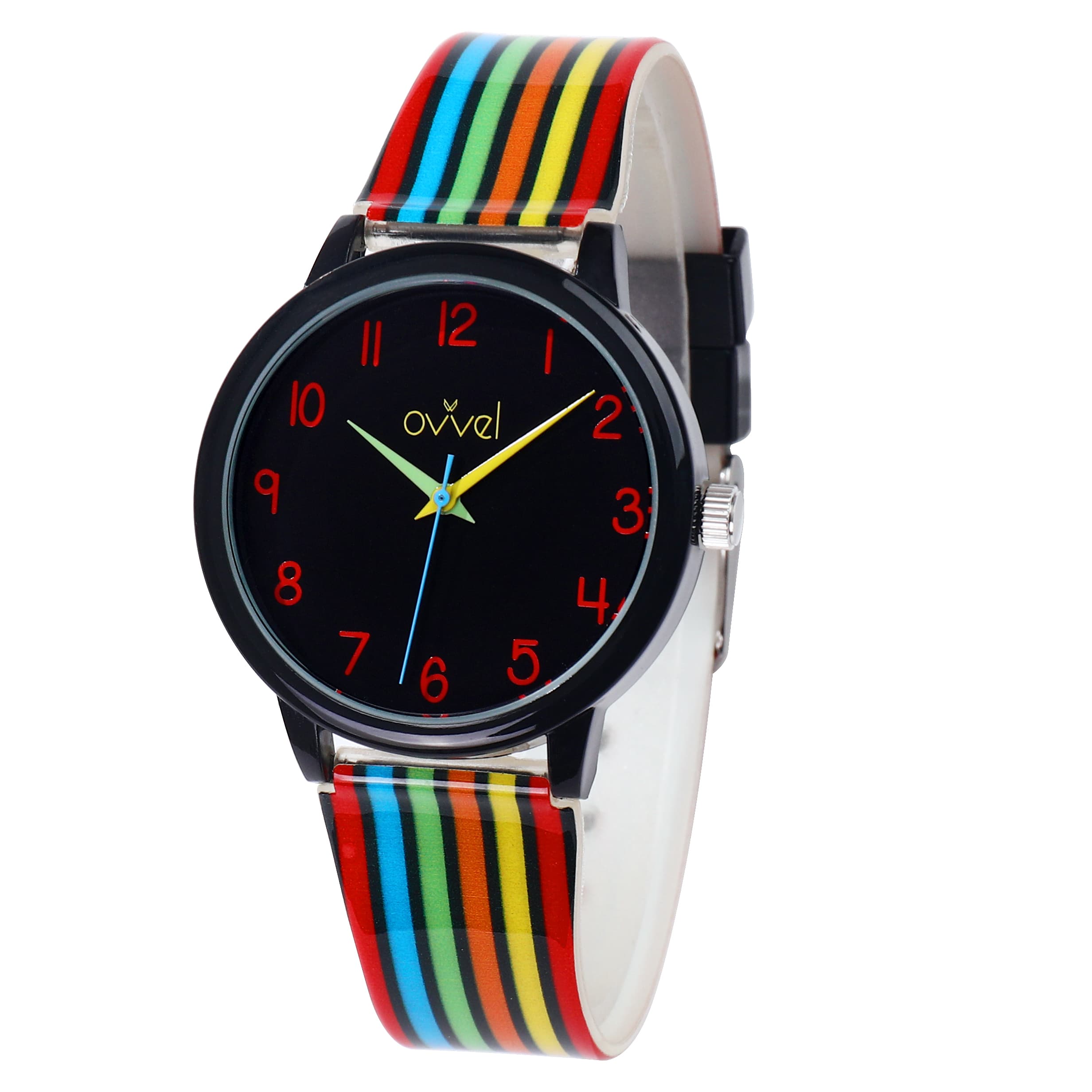 Ovvel Girls Teens Analog Watch - Striped 
