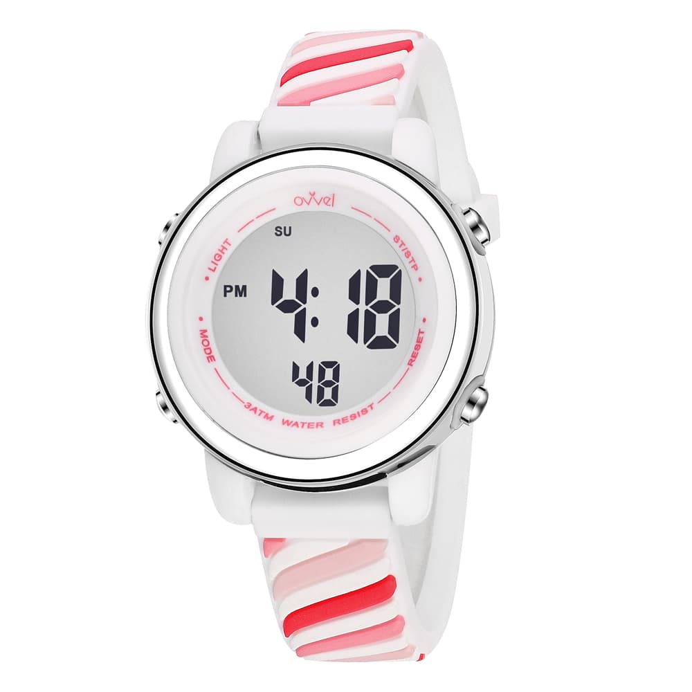 Ovvel Girls Digital Wristwatch - Swirls