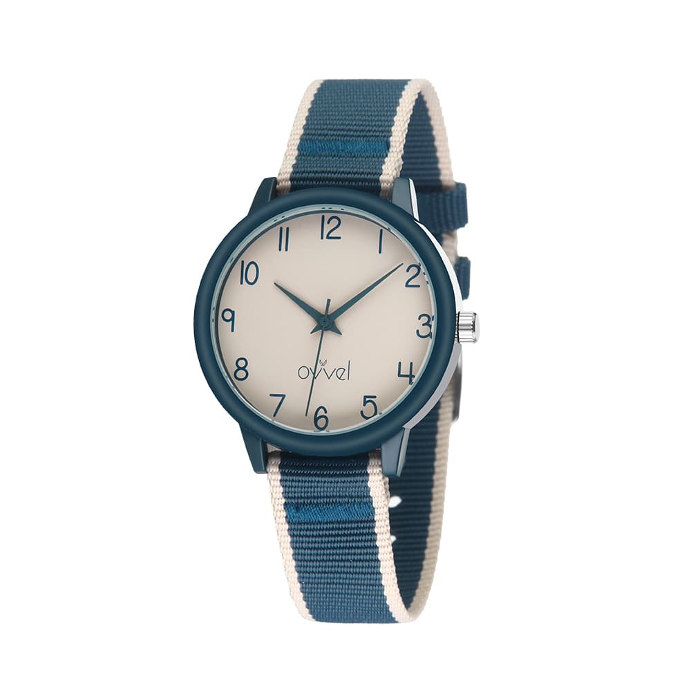 Ovvel Girls Teens Analog Ribbon Band Watch - Teal