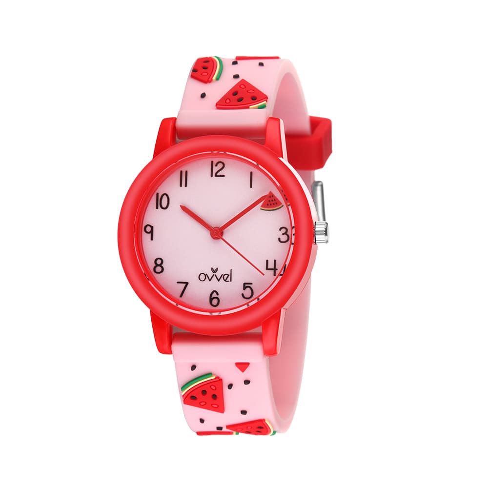 Ovvel Girls Analog Watch - Watermelon Sprinkle