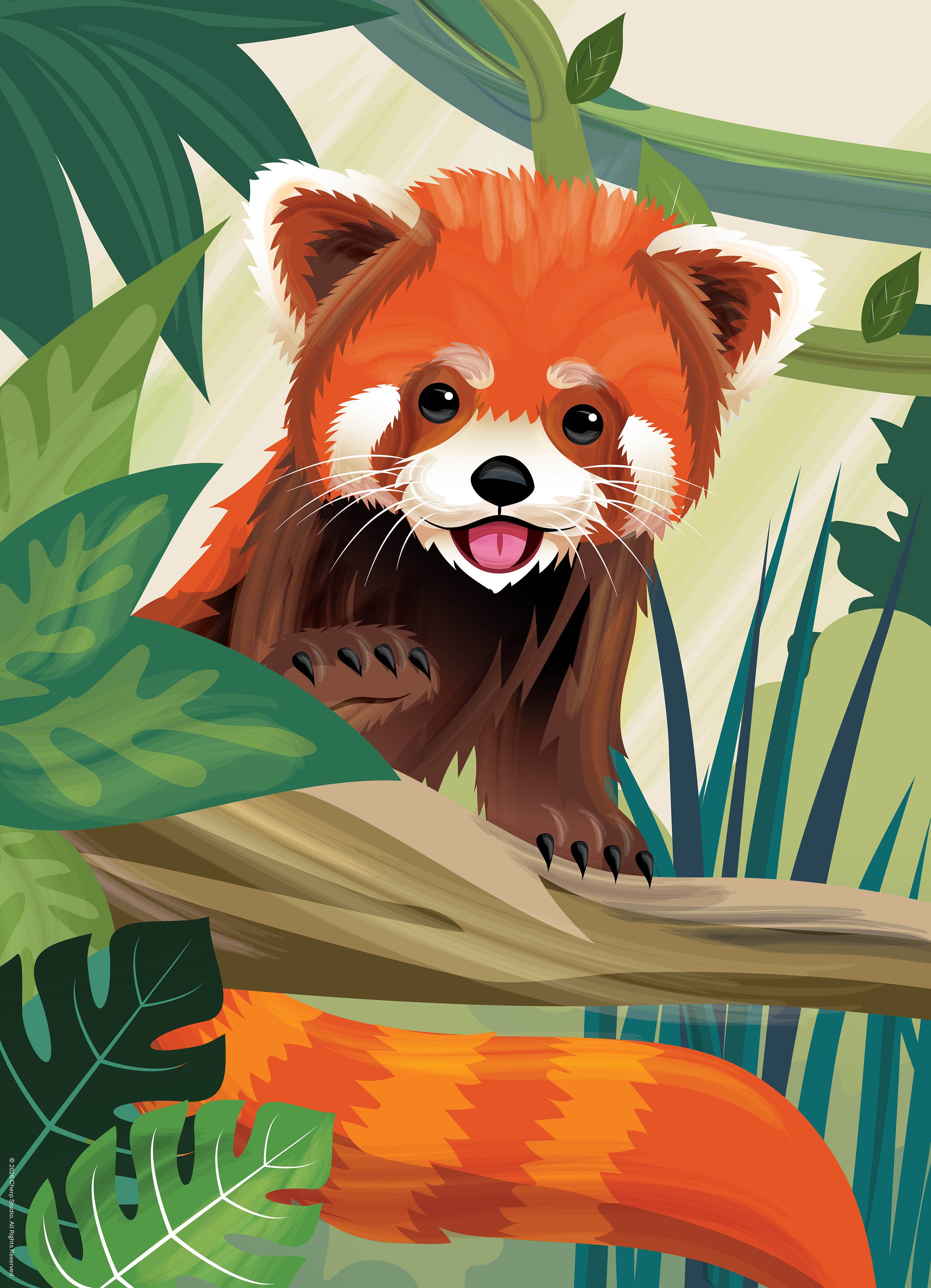 WildinColor – 500 PC puzzle – Red Panda