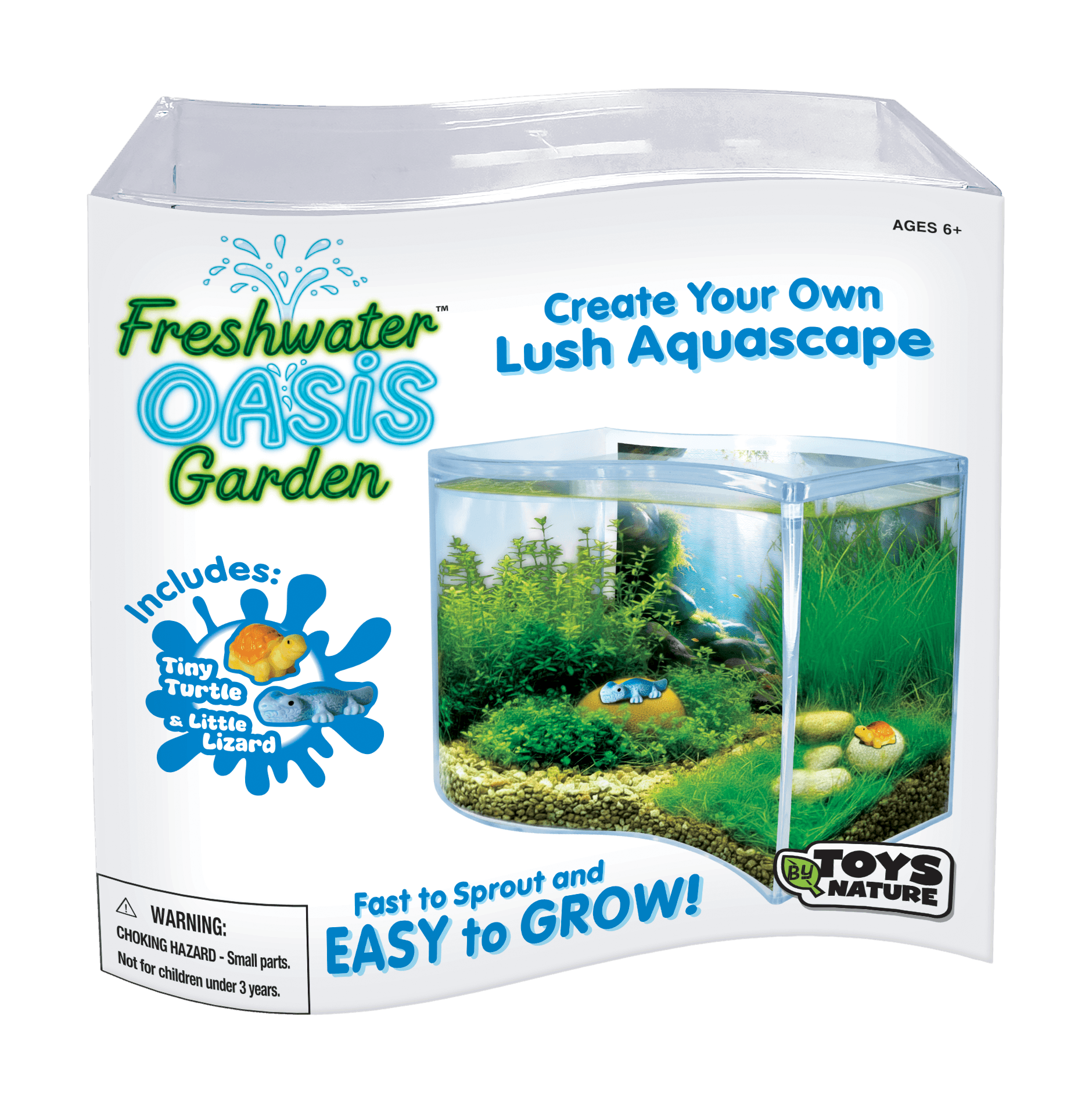 Freshwater Oasis Garden Wave Terrarium