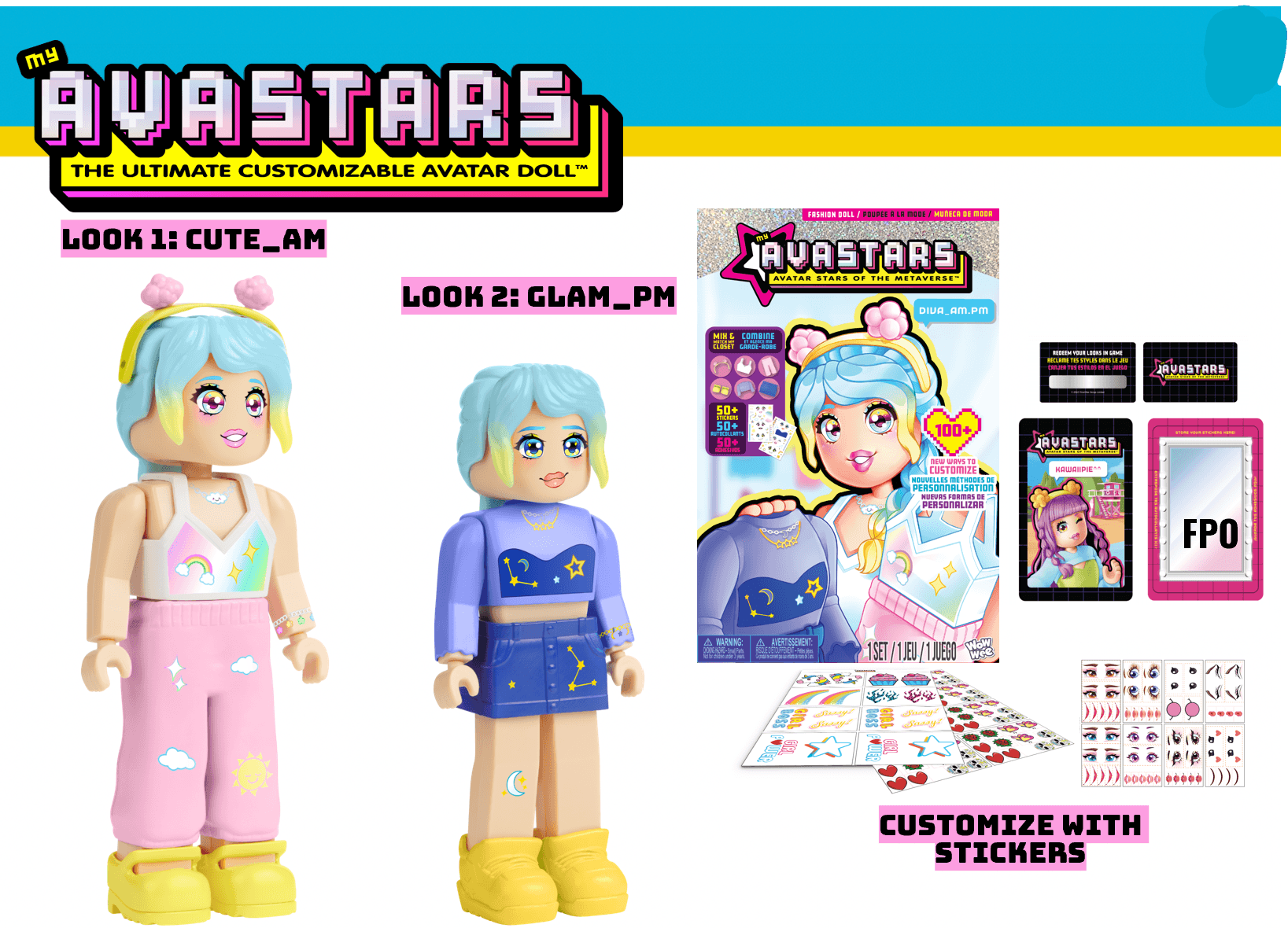 Avastars Core Doll 2.0 - Day / Night