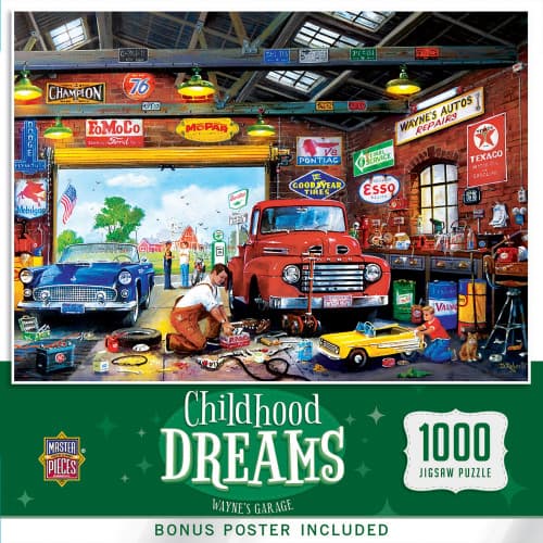 Childhood Dreams - Wayne's Garage 1000pc Puzzle